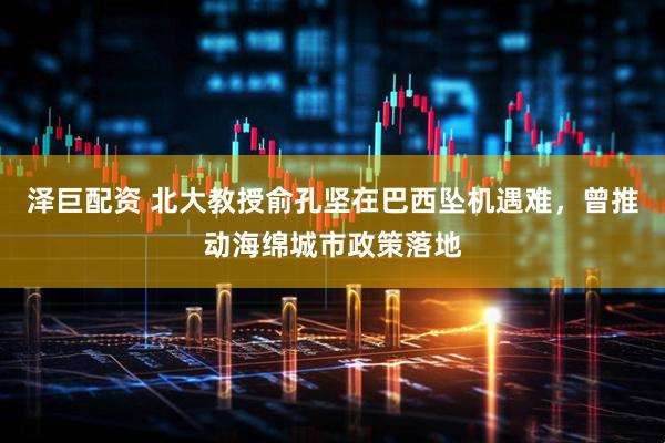 泽巨配资 北大教授俞孔坚在巴西坠机遇难，曾推动海绵城市政策落地